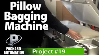 Custom machine design and build | pillow bagger| Packard Automation Prospect Connecticut