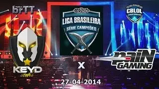 Keyd Stars x paiN Gaming - CBLOL 2014 - S&eacute;rie dos Campe&otilde;es