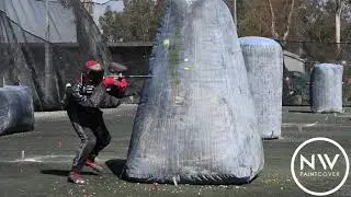 DMG/Thunder scrim Vegas NXL 2020, paintball layout