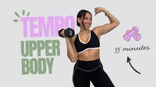 Upper body Tempo Workout | Dumbbells 