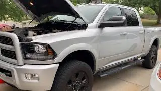 Установка шнура подогревателя блока цилиндров на Ram 2500 6.7 Cummins