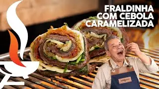 Fraldinha com Cebola Caramelizada