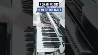 Roman Reigns Entrance Theme Head Of The Table #WWE #piano #shorts