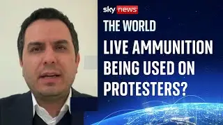 Is live ammunition being used on Iranian protesters?
