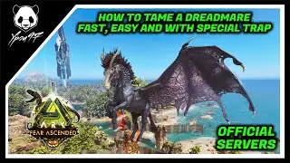 How To Tame The Dreadmare - Taming Trap Included - New DLC Creature | ARK: Survival Ascended