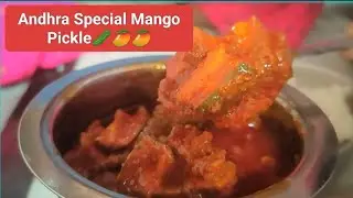 Andhra Special Mango 🥭🥭 Pickle 🥒#foodie #foodies #mango #mangopickle