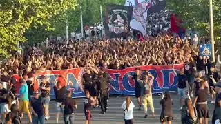PELUZA NORD A AJUNS LA ARENA NATIONALA PENTRU FCSB - DUNAJSKA STREDA! ATMOSFERA SUPERBA