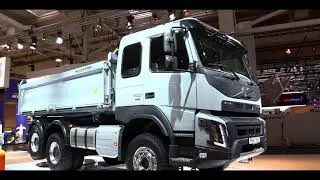 Volvo FMX 500 Three Way Tipper Truck - Exterior Interior. Volvo FMX 500 -внешний интерьер самосвала.