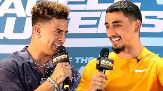 AUSTIN MCBROOM VS ANESONGIB - HEATED BACK & FORTH FINAL PRESS CONFERENCE & INTENSE FACE OFF VIDEO