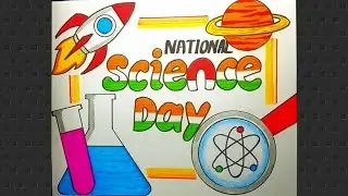 National Science Day Drawing/ National Science Day Poster/ Science Day Poster Drawing Easy