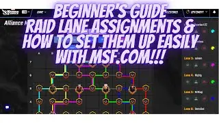Raid Lanes and How to set them up Beginner's Guide Marvel Strike Force 2023