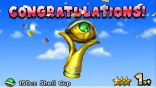 Mario Kart 7 - Shell Cup 150cc (3 Star Rank)