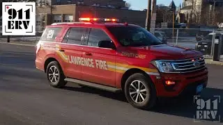 Lawrence Fire Truck Responding | Car 21