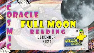 🌑FULL MOON COSMIC ORACLE READING | DECEMBER 24 | SPIRITUAL MEANING #fullmoon #oracle #2024 #reading