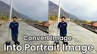 Convert image into DSLR effect in photoshop 