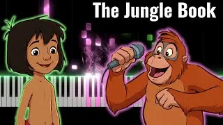 The Jungle Book - I Wan'na Be Like You (Ragtime style) | Piano Tutorial