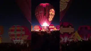 Balloon Fiesta - Night Magic Glow - 11th ALL Burn (October 14, 2023) #balloonfiesta
