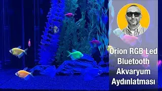 Orion RGB Led Bluetooth Akvaryum Armat&uuml;r&uuml; / Aydınlatması #orion  #rgbled  #akvaryum #reklam