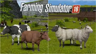 Fs 16 Grass Cutting & Feeds Sheeps And Cow's | Farming Simulator 16 Gameplay | Fs16 timelapse #fs16 