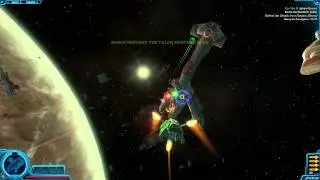 SWTOR - Space Battle - Jabiim Escort (beta footage) 1080p [HD]