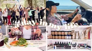 Hiking & Meditation in Malibu + My Study & Self-Care Routine &  Decluttering My Herbal Cabinet 📚💖🌿✨