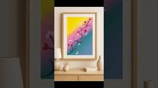 Easy acrylic paintings idea for beginner's🎨 #art #painting #creative #reels #satisfying