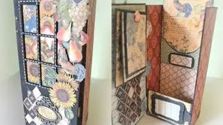 Graphic 45 French Country Altered Tags And Box--Part 1b: Constructing The Interior Of The Box