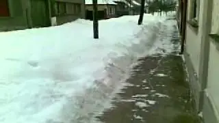 Nagyszalonta a havazas utan