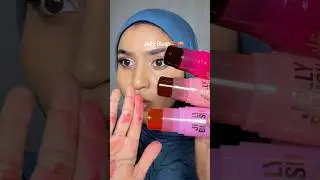 makeup revolution jelly blush peach and cherry brown skin #makeuprevolution #blushes #makeupreview