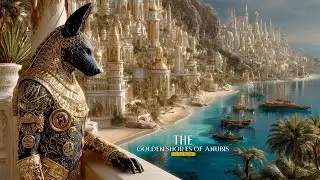 The Golden Shores of Anubis | Surreal Fantasy AI Art & Cinematic 4K Visuals
