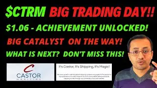 CTRM STOCK BIG CATALYST, Momentum, CASTOR MARITIME Stock Price Prediction, CTRM STOCK COULD BE HUGE!