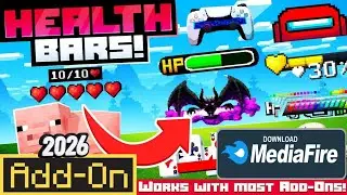 Minecraft Custom Health Bar Addon 1.21 + | How to Change Health Bar (Easy Tutorial)