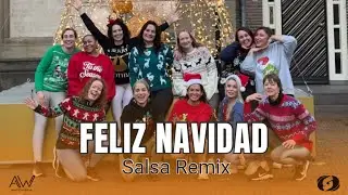 FELIZ NAVIDAD  - Salsa Remix  by Leoni Torris | SALSATION&reg; Christmas Dance choreography by ANTO