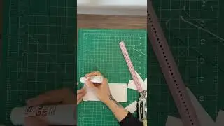 Making a manifestation cheque book ✨ #bookbinding #manifesting