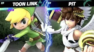 Super Smash Bros Ultimate Amiibo Fights  – Toon Link vs the World #28 Toon Link vs Pit