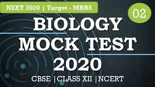 NEET 2020 MOCK TEST || REPEATED QUESTIONS || MCQ'S || BIOLOGY || NCERT || CLASS 11 || STUD-E