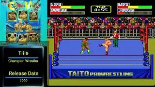Champion Wrestler - Console Fighting Games of 1990