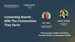 Connecting Boards With The Communities They Serve