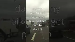 Filtering (lane splitting) is totally legal in the UK #courier #courierlife #bloodbiker