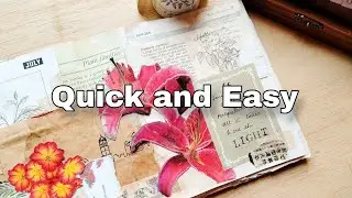 Easy page idea for prompt light🌟 | Junk Journal July