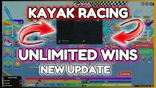 KAYAK RACING SCRIPT ROBLOX 2025 🔥 AUTO FARM, WINS, CASH