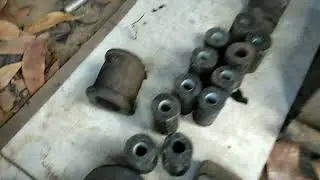 How to make rubber Bushing manual steps and tools that make it easy👍 please subscribe thank you 💕💕