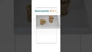 Hand And Feet Casting of a Baby at Home | How to cast hands with casting kit #shorts#trending#viral