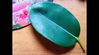Beachy Keen on a Leaf! | Miniature Ocean Scene Painting || Easy & Simple Painting