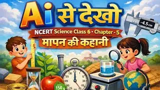 💁Ai से देखो -मापन की कहानी🤯NCERT Class-6 Science cha-5 Explained by Ai #ncert#science by Saurabh sir