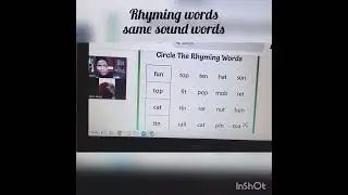let's learn rhyming words @thelearningtree7583 #onlineclassesforkids #rhymingwords #kindergarten
