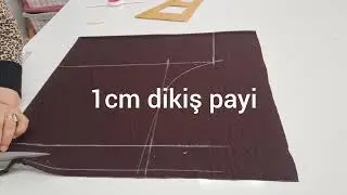 pratik sort etek kesimi dikimi