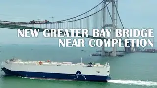 New super large suspension bridge almost completed in China's southern Greater Bay Area