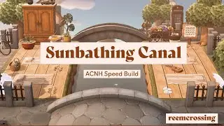 Sunbathing Canal | Speed Build | Animal Crossing New Horizons | ReemCrossing