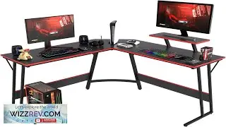 PayLessHere L Shaped Desk Corner Gaming Desk Computer Desk with Large Desktop Review